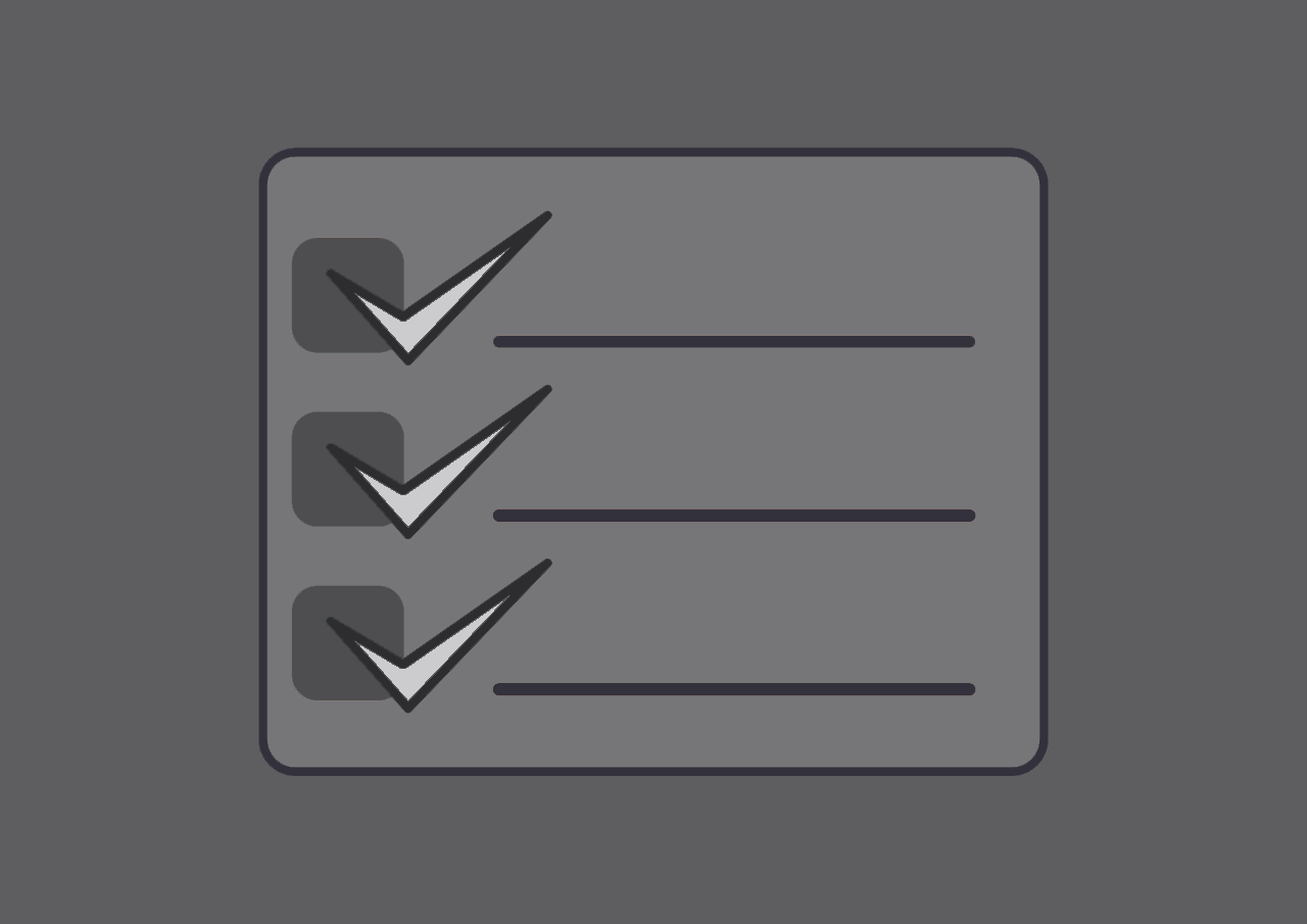 picture of survey checklist