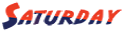 graphic of word saturday