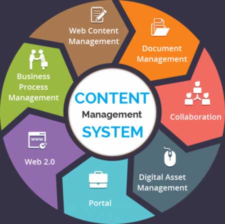 content management system wheel graph