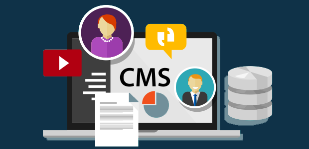 content management system graphic